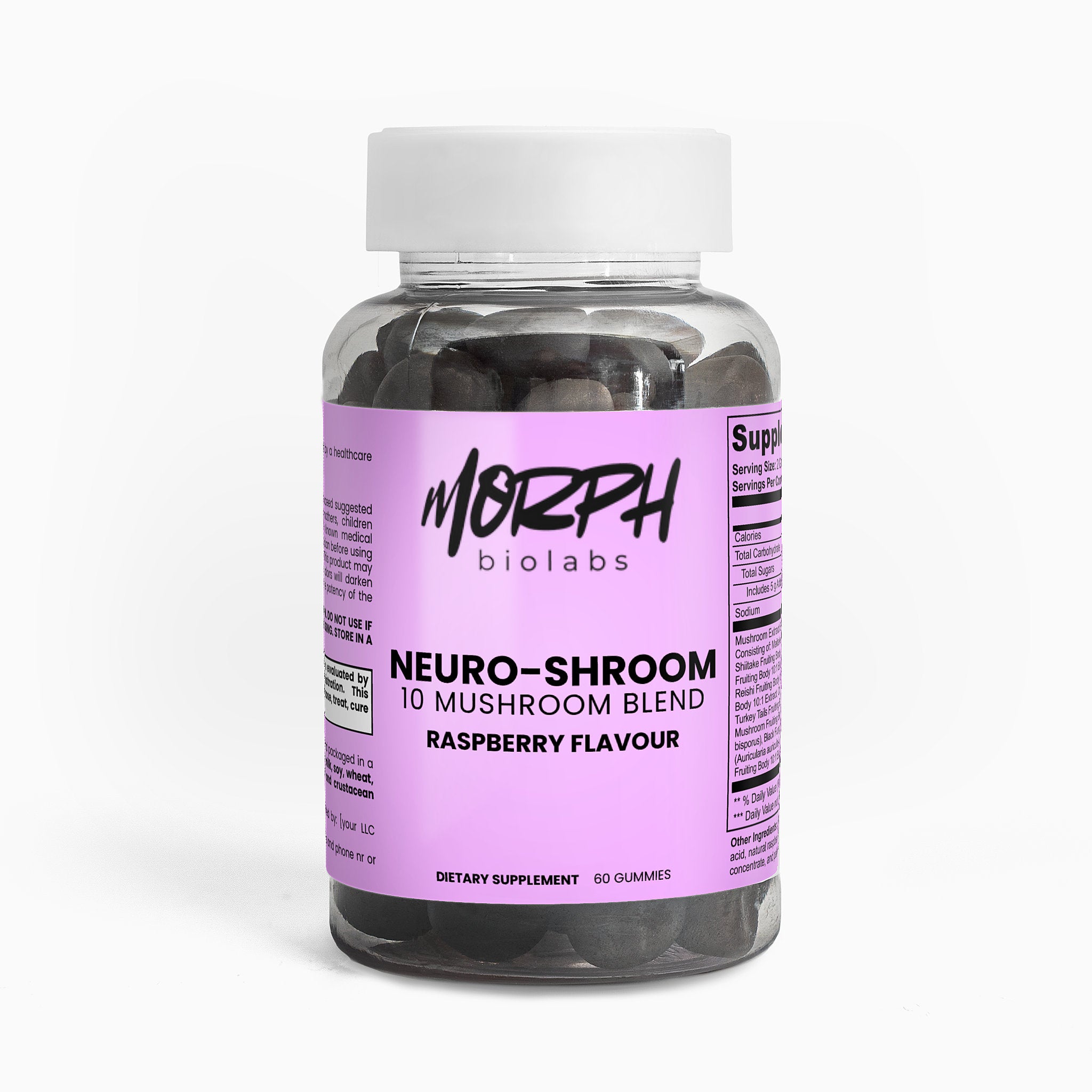 Neuro-Shroom | 10 MUSHROOM EXTRACT - Raspberry